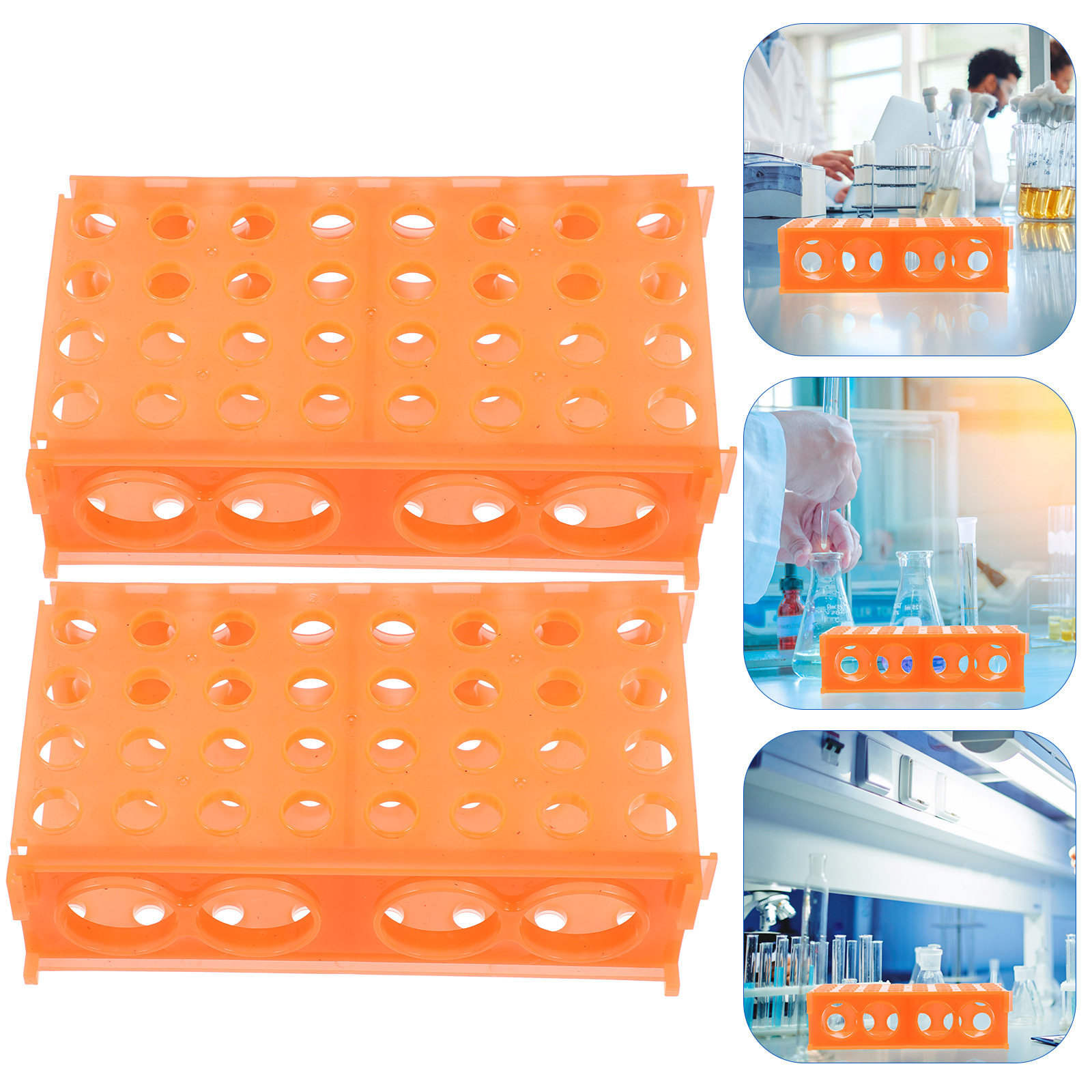 Laboratory Centrifuge - رفوف أنابيب الطرد المركزي البلاستيكية شديدة