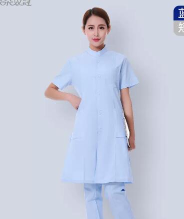 Medical Lab Gown - زي الطبيب الصيفي ثوب الأزرق طب