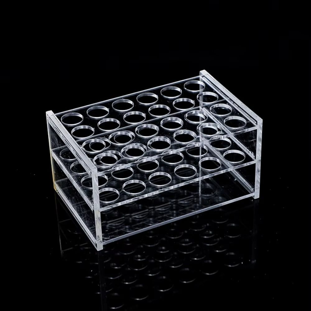 Laboratory Centrifuge - حامل أنابيب اختبار أكريليك جديد شفاف