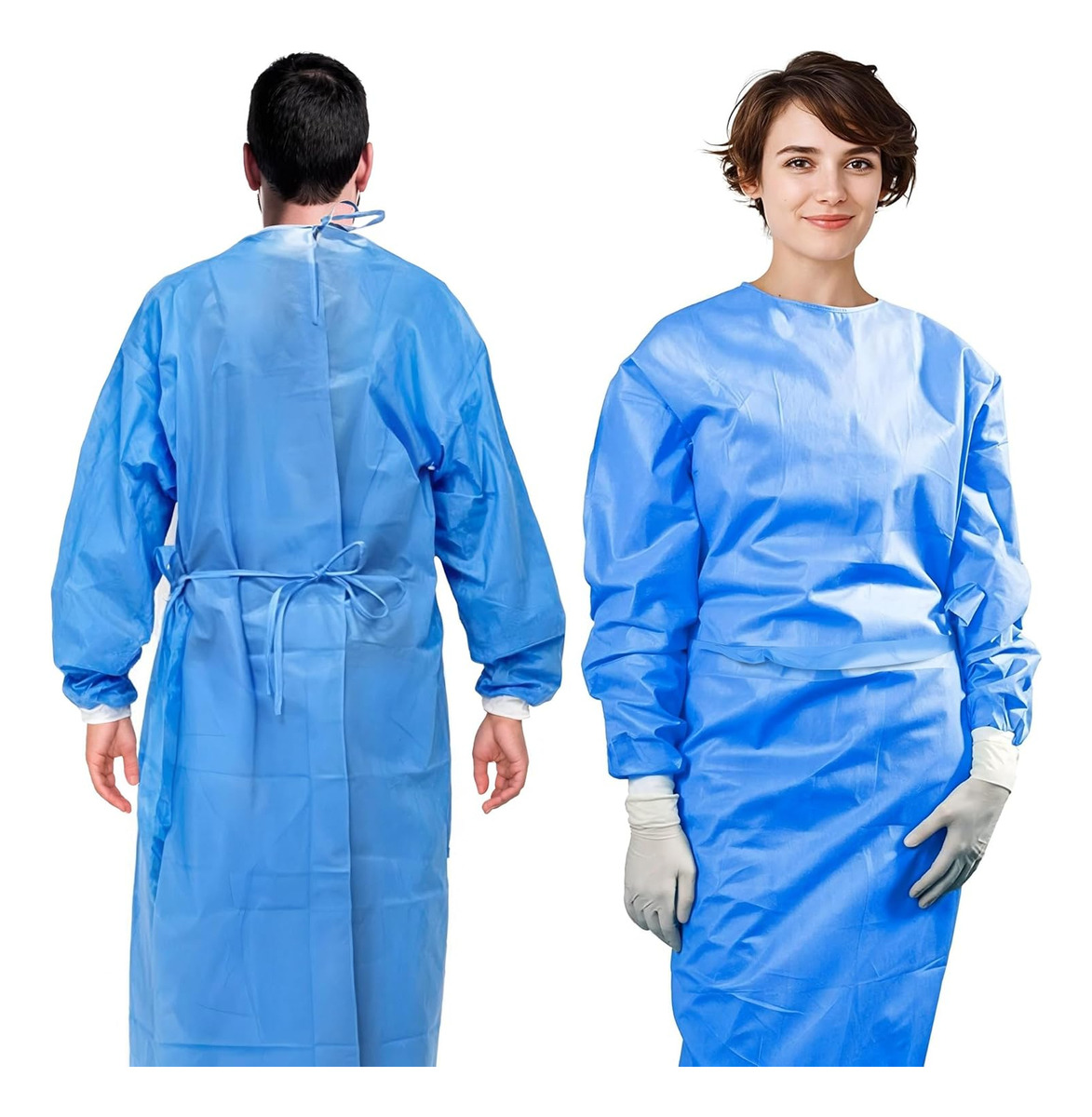 3 قطع من ثوب العزل الطبي القاب - مراجعة Medical Lab Gown وسعره