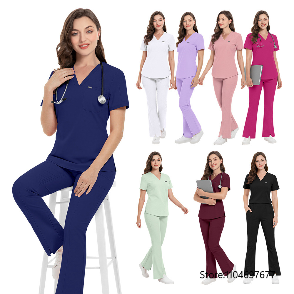 زي موحد للنساء في صالونات التج - مراجعة Medical Lab Gown وسعره