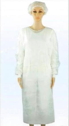 أكمام محبوكة، 10 قطع من أثواب  - مراجعة Medical Lab Gown وسعره