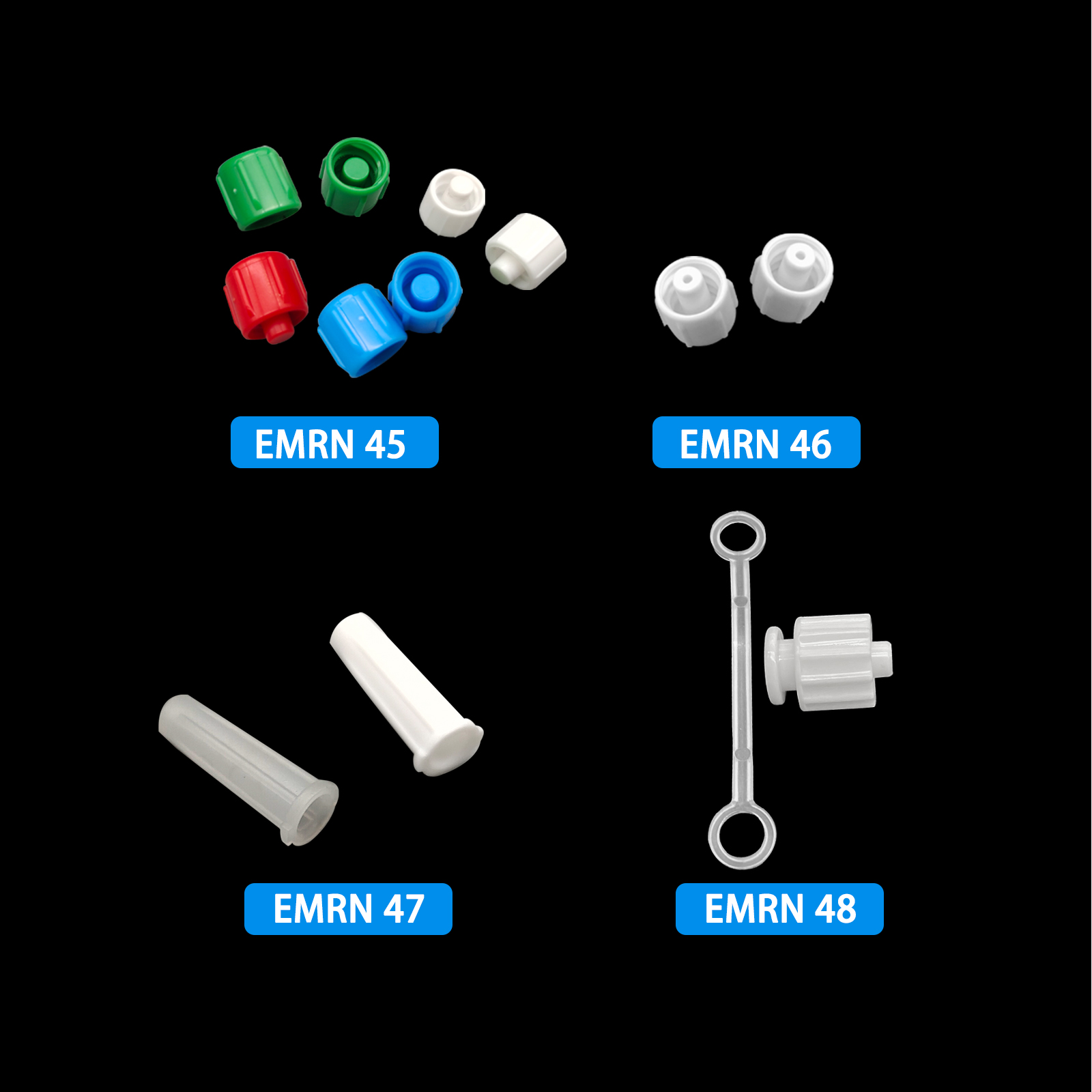 500 قطعة من قبعات Luer للرجال  - مراجعة Medical Laboratories وسعره